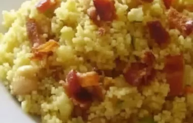 Delicious Curried Couscous Salad with Crispy Bacon