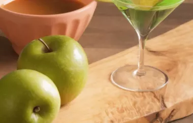 Delicious Dekuyper Caramel Apple Martini Recipe