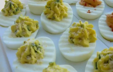 Delicious Deviled Eggs with a Twist of Popeye