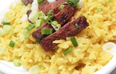 Delicious Duck and Yellow Rice