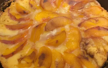Delicious Dutch Oven Peach Pecan Cobbler Recipe