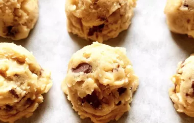 Delicious Edible Chocolate Chip Cookie Dough Recipe
