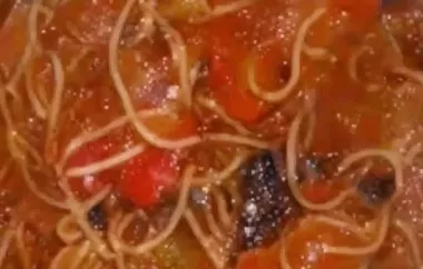 Delicious Eggplant Spaghetti Sauce Recipe