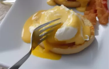 Delicious Eggs Benedict with Homemade Hollandaise Sauce