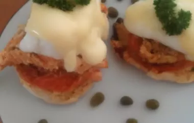 Delicious Eggs Benedict with Smoked Salmon