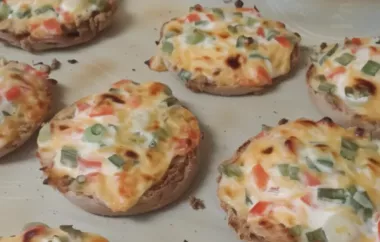 Delicious English Muffin Hors d'Oeuvres Recipe