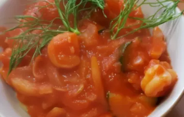 Delicious Fennel Prawn Conchiglie Pasta Recipe