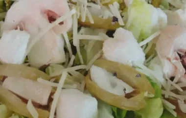 Delicious Feta Garlic Salad with Sautéed Mushrooms