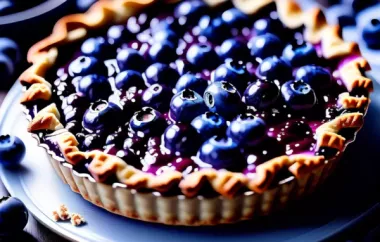 Delicious Finnish Blueberry Pie Recipe