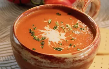 Delicious Fire Roasted Tomato Soup Recipe