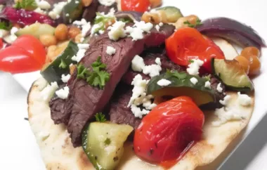 Delicious Flank Steak and Veggie Tacos Recipe