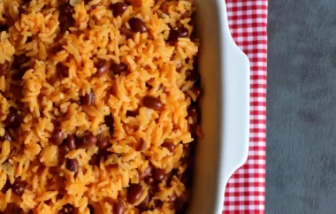 Delicious Flavorful Spanish Rice and Beans Recipe