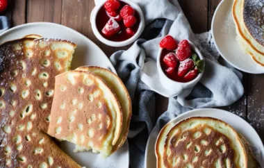 Delicious Fluffy Swedish Pancakes Recipe