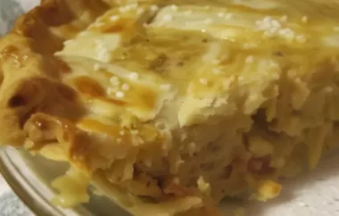 Delicious French Onion Pie Recipe