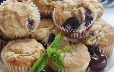 Delicious Fresh Cherry Muffins Recipe