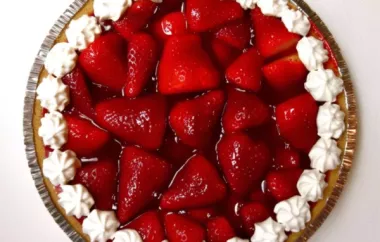 Delicious Fresh Strawberry Pie Recipe for Summer