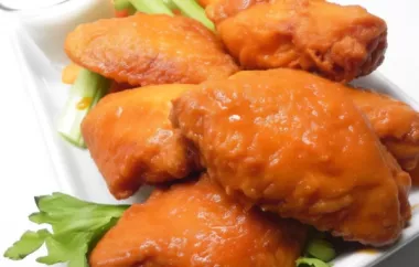 Delicious Fried Buffalo Wings with an Irresistible Spicy, Sweet, and Umami Sauce