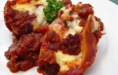 Delicious Fusion: Lasagna meets Stuffed Shells