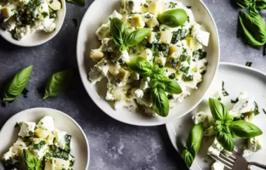 Delicious Garlic and Basil Goat Cheese Recipe