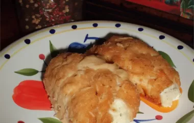 Delicious Garlic Cheese Chicken Rollups Recipe