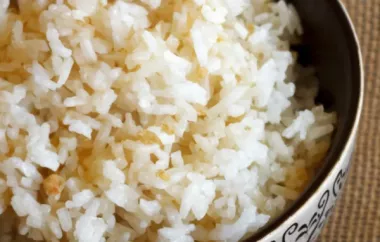 Delicious Garlic Fried Rice Recipe