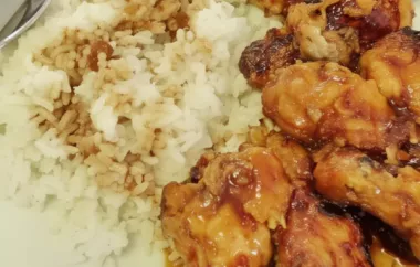 Delicious Glazed Sweet and Sour Chicken Wings Recipe
