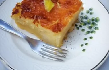 Delicious Greek Lemon Phyllo Cake Recipe