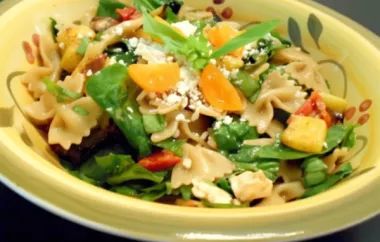 Delicious Greek Pasta Salad with Roasted Vegetables and Feta