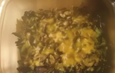 Delicious Green Bean and Portobello Mushroom Casserole Recipe