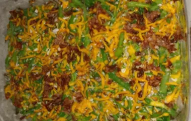 Delicious Green Beans with Cheese and Bacon Recipe