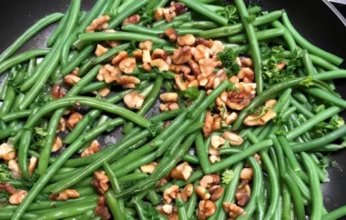 Delicious Green Beans with Crunchy Walnuts