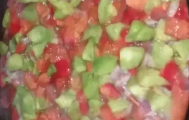 Delicious Green Tomato and Bell Pepper Delight Recipe