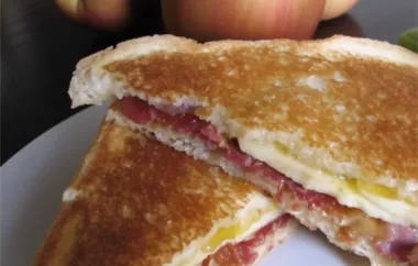 Delicious Grilled Bacon Apple Sandwich Recipe