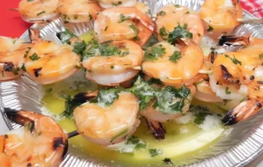 Delicious Grilled Garlic Butter Shrimp Recipe