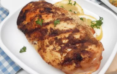 Delicious Grilled Lemon Chicken Breasts