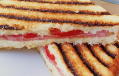 Delicious Grilled Panini Sandwich Recipe Without a Panini Maker