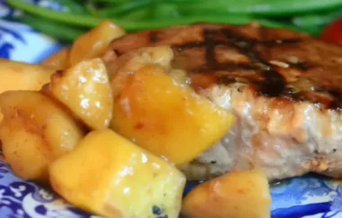 Delicious Grilled Pork Chops with Fruit Topping Recipe