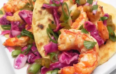 Delicious Grilled Spicy Shrimp Tacos Recipe