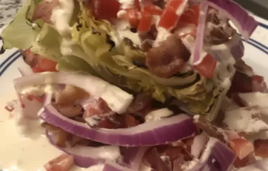 Delicious Grilled Wedge Salad Recipe