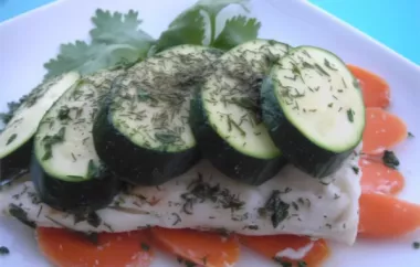 Delicious Halibut Wrapped in Dill Packages Recipe