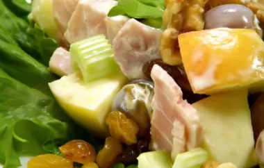 Delicious Ham and Apple Waldorf Salad Recipe