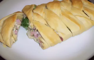 Delicious Ham and Broccoli Braid Recipe