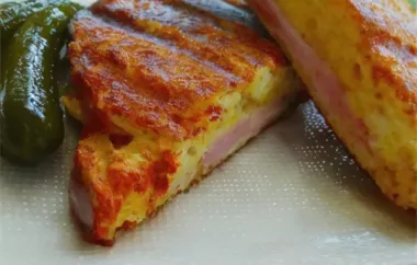 Delicious Ham and Pear Panini Recipe