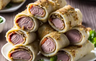 Delicious Ham Roll Ups Recipe