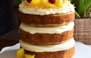 Delicious Hawaiian Wedding Cake Recipe