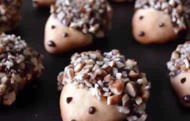 Delicious Hedgehog Cookies Recipe