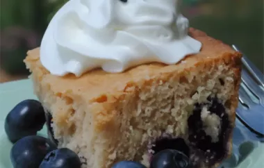 Delicious Heirloom Blueberry Cake Recipe
