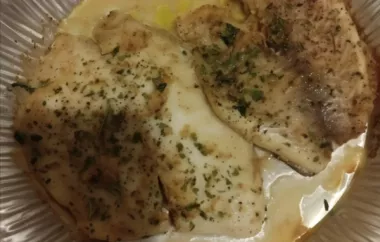 Delicious Herb-Crusted Tilapia with Garlic Butter