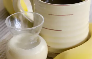 Delicious Homemade Banana Coffee Creamer Recipe
