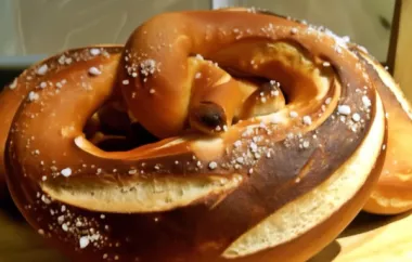 Delicious Homemade Bavarian Pretzels Recipe